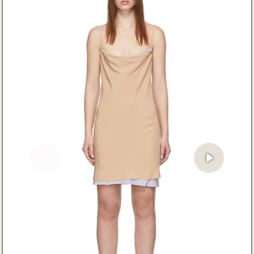 Acne Beige Mini Dress